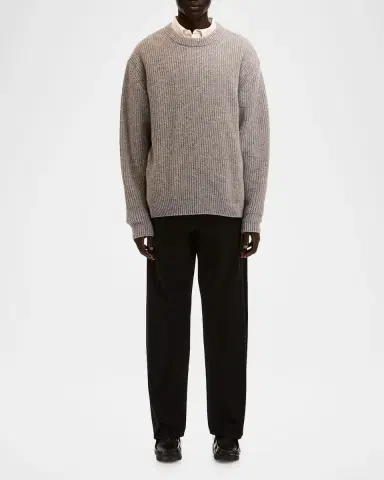 vowels Men's Baby Alpaca Knit Sweater | Thumbnail 2 vowels Men's Baby Alpaca Knit Sweater | Thumbnail 2