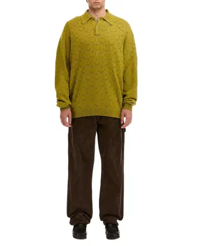 vowels Men's Eyelet Polo | Thumbnail 1 vowels Men's Eyelet Polo | Thumbnail 1