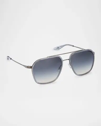 BARTON PERREIRA Rizzo 58mm Titanium Navigator Sunglasses | Thumbnail 2 BARTON PERREIRA Rizzo 58mm Titanium Navigator Sunglasses | Thumbnail 2