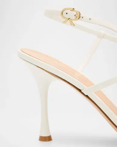 Gianvito Rossi 85mm Strappy Calf Leather Sandals | Thumbnail 4 Gianvito Rossi 85mm Strappy Calf Leather Sandals | Thumbnail 4