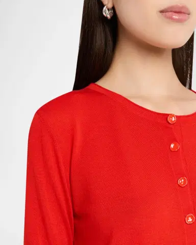 Jason Wu Collection Button-Down Merino Wool Cardigan | Thumbnail 5 Jason Wu Collection Button-Down Merino Wool Cardigan | Thumbnail 5