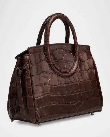 Staud Maude Mini Croc-Embossed Leather Shoulder Bag | Thumbnail 2 Staud Maude Mini Croc-Embossed Leather Shoulder Bag | Thumbnail 2