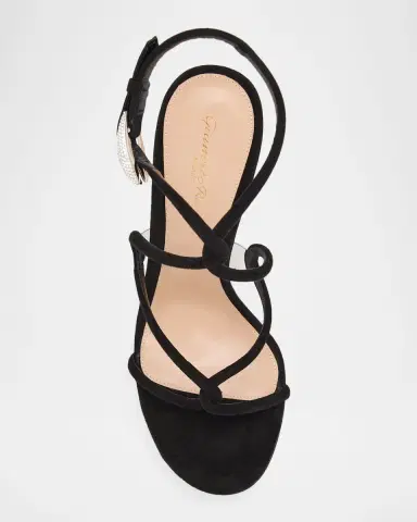 Gianvito Rossi Jungle Mamba Suede Ankle-Strap Sandals | Thumbnail 5 Gianvito Rossi Jungle Mamba Suede Ankle-Strap Sandals | Thumbnail 5