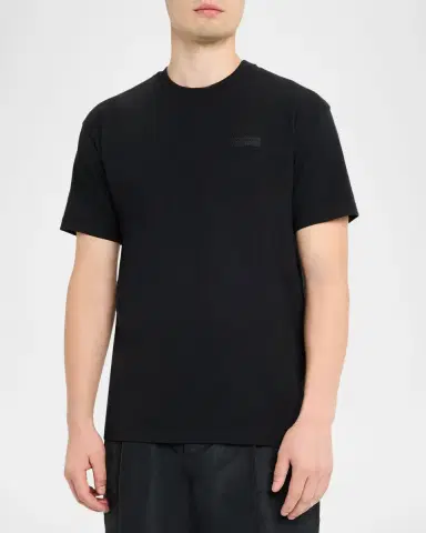 Givenchy Men's Tonal Grosgrain Label Crewneck T-Shirt | Thumbnail 3 Givenchy Men's Tonal Grosgrain Label Crewneck T-Shirt | Thumbnail 3