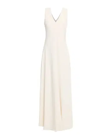 Brunello Cucinelli Monili V-Neck Sleeveless Crepe Cady Maxi Dress | Thumbnail 1 Brunello Cucinelli Monili V-Neck Sleeveless Crepe Cady Maxi Dress | Thumbnail 1