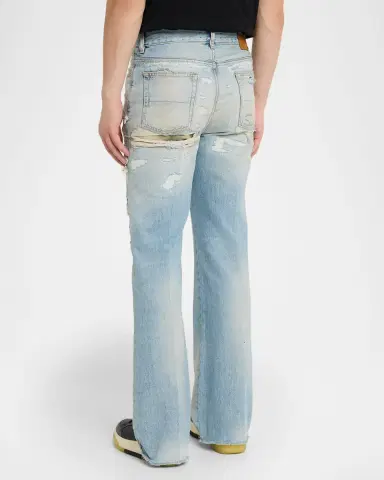 Amiri Men 's Repaired Bootcut Jeans | Thumbnail 3 Amiri Men 's Repaired Bootcut Jeans | Thumbnail 3