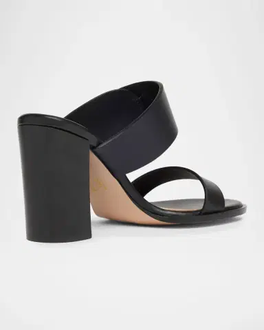 Gianvito Rossi 85mm Calfskin Leather Block-Heel Mules | Thumbnail 4 Gianvito Rossi 85mm Calfskin Leather Block-Heel Mules | Thumbnail 4