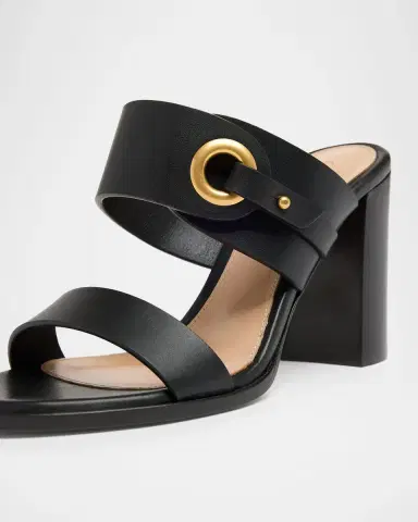 Gianvito Rossi 85mm Calfskin Leather Block-Heel Mules | Thumbnail 5 Gianvito Rossi 85mm Calfskin Leather Block-Heel Mules | Thumbnail 5