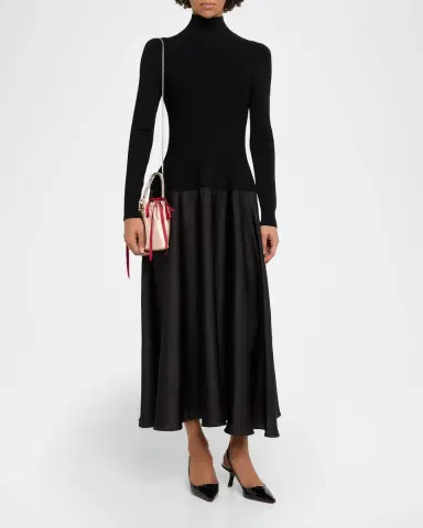 Jimmy Choo Drawstring Mini Top-Handle Bag | Thumbnail 4 Jimmy Choo Drawstring Mini Top-Handle Bag | Thumbnail 4