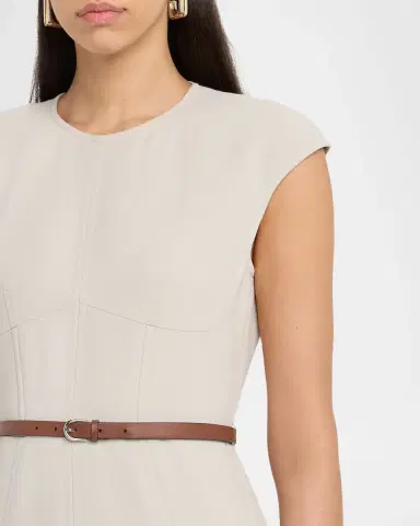 Gabriela Hearst Crowther Cap-Sleeve Corset Midi Dress | Thumbnail 5 Gabriela Hearst Crowther Cap-Sleeve Corset Midi Dress | Thumbnail 5
