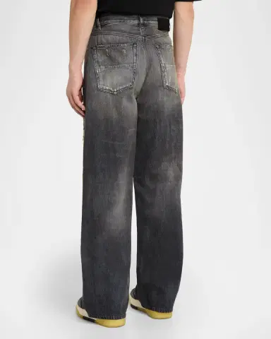 Amiri Men 's Carpenter Repaired Baggy-Fit Jeans | Thumbnail 2 Amiri Men 's Carpenter Repaired Baggy-Fit Jeans | Thumbnail 2