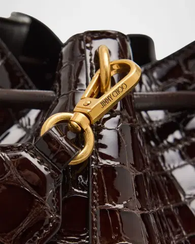 Jimmy Choo Bon Bon Medium Croc-Embossed Leather Shoulder Bag | Thumbnail 6 Jimmy Choo Bon Bon Medium Croc-Embossed Leather Shoulder Bag | Thumbnail 6
