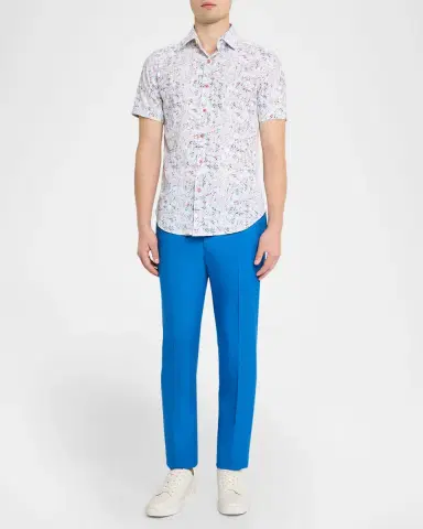 Robert Graham Men's Elgar Seersucker Short-Sleeve Shirt | Thumbnail 2 Robert Graham Men's Elgar Seersucker Short-Sleeve Shirt | Thumbnail 2