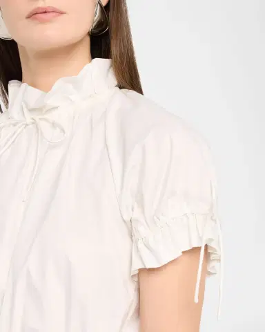 AKNVAS Rosalina Drawstring Poplin Blouse | Thumbnail 4 AKNVAS Rosalina Drawstring Poplin Blouse | Thumbnail 4