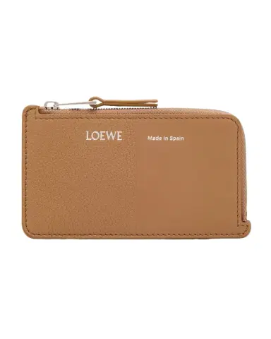 Loewe Smooth & Grained Leather Coin Cardholder | Thumbnail 1 Loewe Smooth & Grained Leather Coin Cardholder | Thumbnail 1