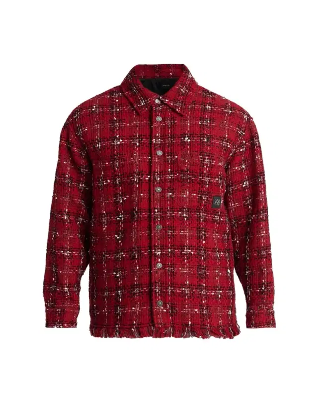 Men's Tweed Flannel nap-Front Overshirt Men's Tweed Flannel nap-Front Overshirt
