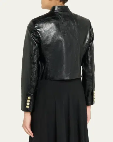 Alice + Olivia Emerson Vegan Leather Jacket | Thumbnail 3 Alice + Olivia Emerson Vegan Leather Jacket | Thumbnail 3