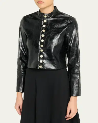 Alice + Olivia Emerson Vegan Leather Jacket | Thumbnail 4 Alice + Olivia Emerson Vegan Leather Jacket | Thumbnail 4