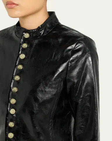 Alice + Olivia Emerson Vegan Leather Jacket | Thumbnail 5 Alice + Olivia Emerson Vegan Leather Jacket | Thumbnail 5