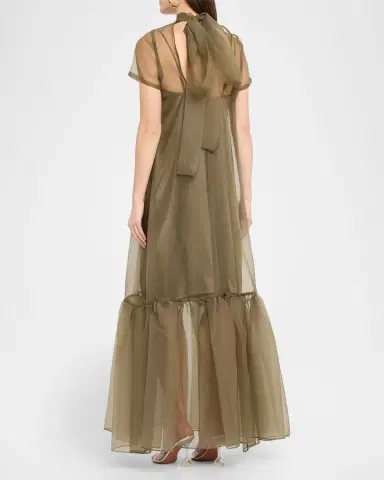 STAUD Calluna Organza Gown | Thumbnail 3 STAUD Calluna Organza Gown | Thumbnail 3