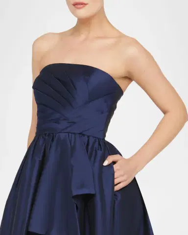 Theia Esmerina Strapless Taffeta Gown | Thumbnail 3 Theia Esmerina Strapless Taffeta Gown | Thumbnail 3