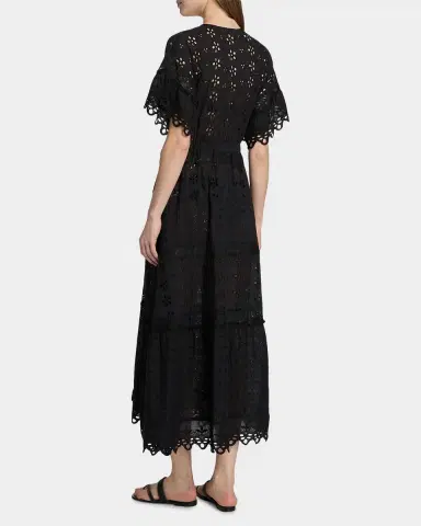 Ramy Brook Janis Eyelet Embroidered Maxi Kaftan Coverup | Thumbnail 6 Ramy Brook Janis Eyelet Embroidered Maxi Kaftan Coverup | Thumbnail 6