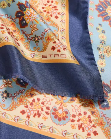 Etro Paisley Silk Scarf | Thumbnail 3 Etro Paisley Silk Scarf | Thumbnail 3