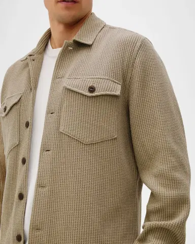 Rails Men 's Wells Rice-Stitched Overshirt | Thumbnail 4 Rails Men 's Wells Rice-Stitched Overshirt | Thumbnail 4