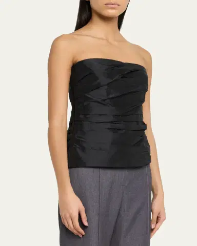 Simkhai Emerson Ruched Bustier | Thumbnail 4 Simkhai Emerson Ruched Bustier | Thumbnail 4