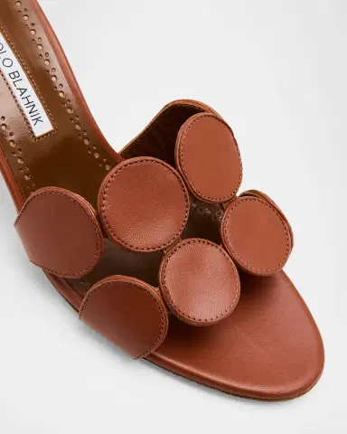 Manolo Blahnik 50mm Haribalmu Leather Mule Sandals | Thumbnail 3 Manolo Blahnik 50mm Haribalmu Leather Mule Sandals | Thumbnail 3