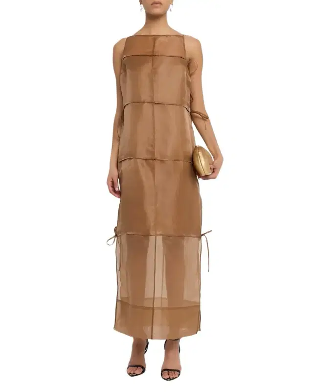 Chandler Paneled Sheer Maxi Dress Chandler Paneled Sheer Maxi Dress