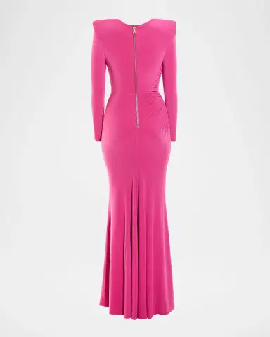ZHIVAGO Echoes of Self Gathered Jersey Gown | Thumbnail 5 ZHIVAGO Echoes of Self Gathered Jersey Gown | Thumbnail 5
