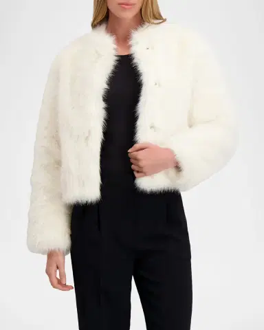 Lyla Grant Fur-Free Short Faux Fox Coat | Thumbnail 3 Lyla Grant Fur-Free Short Faux Fox Coat | Thumbnail 3