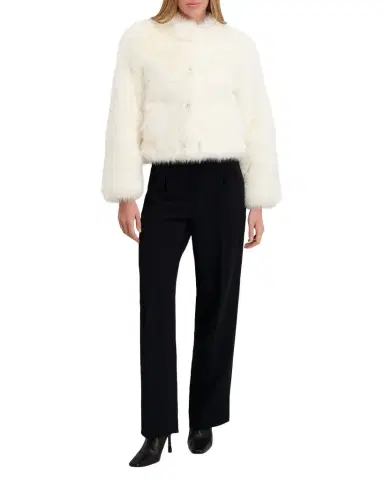 Lyla Grant Fur-Free Short Faux Fox Coat | Thumbnail 1 Lyla Grant Fur-Free Short Faux Fox Coat | Thumbnail 1