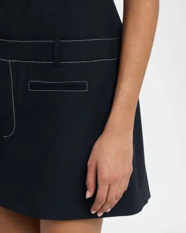 STAUD Skyla Drop-Waist Mini Dress | Thumbnail 4 STAUD Skyla Drop-Waist Mini Dress | Thumbnail 4