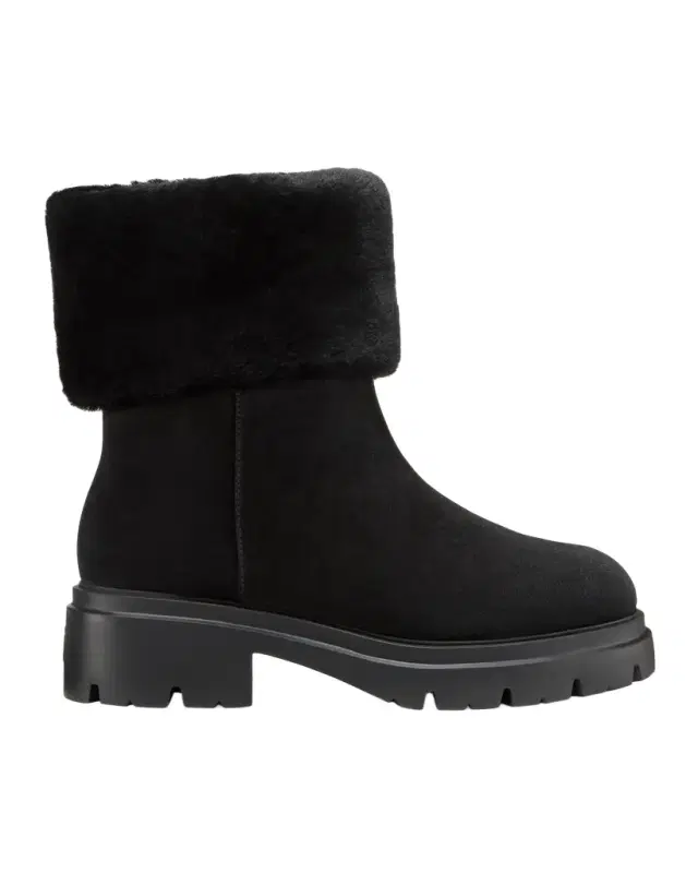 Hudson Shearling-Lined Suede Booties Hudson Shearling-Lined Suede Booties