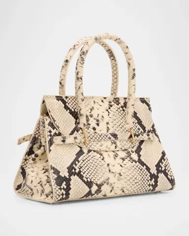 SIMKHAI River Small Snake-Print Leather Top-Handle Bag | Thumbnail 2 SIMKHAI River Small Snake-Print Leather Top-Handle Bag | Thumbnail 2