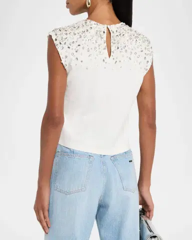 ALICE + OLIVIA x Grateful Dead Micah Embellished Muscle Tank | Thumbnail 2 ALICE + OLIVIA x Grateful Dead Micah Embellished Muscle Tank | Thumbnail 2
