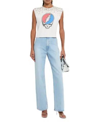 ALICE + OLIVIA x Grateful Dead Micah Embellished Muscle Tank | Thumbnail 1 ALICE + OLIVIA x Grateful Dead Micah Embellished Muscle Tank | Thumbnail 1