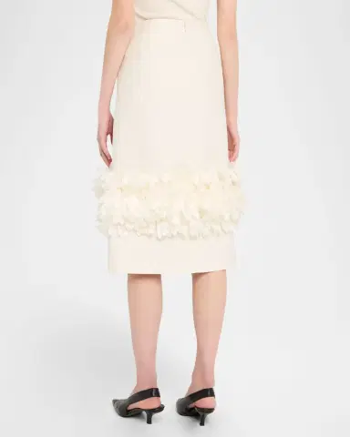 Toteme Petal Knee-Length Skirt | Thumbnail 3 Toteme Petal Knee-Length Skirt | Thumbnail 3