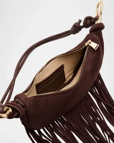 Simkhai Avery Fringed Suede Crescent Shoulder Bag | Thumbnail 8 Simkhai Avery Fringed Suede Crescent Shoulder Bag | Thumbnail 8