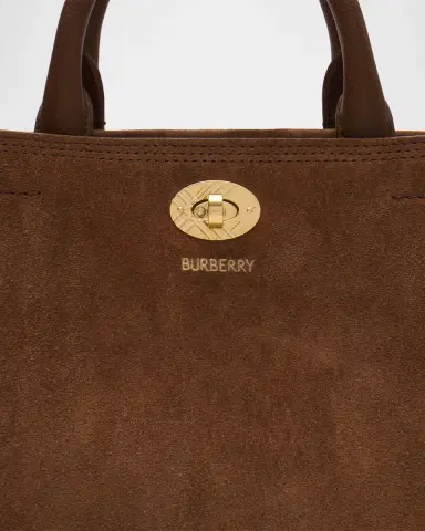 Burberry Cotswolds Mini Suede Tote Bag | Thumbnail 5 Burberry Cotswolds Mini Suede Tote Bag | Thumbnail 5