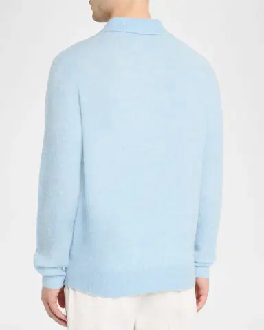 SIMKHAI en 's Davis Cashmere-Blend Polo Sweater | Thumbnail 2 SIMKHAI en 's Davis Cashmere-Blend Polo Sweater | Thumbnail 2