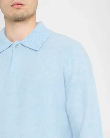 SIMKHAI en 's Davis Cashmere-Blend Polo Sweater | Thumbnail 4 SIMKHAI en 's Davis Cashmere-Blend Polo Sweater | Thumbnail 4