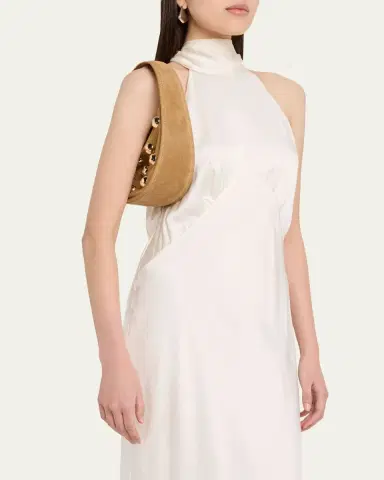 SIMKHAI Finn Studded Suede Shoulder Bag | Thumbnail 2 SIMKHAI Finn Studded Suede Shoulder Bag | Thumbnail 2