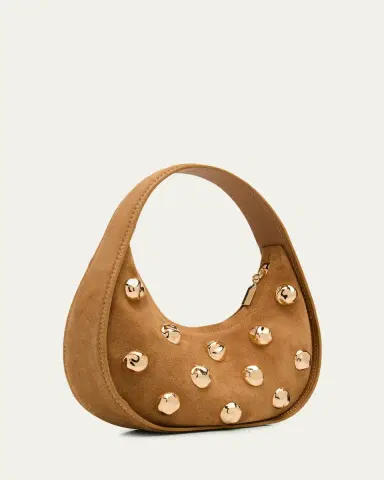 SIMKHAI Finn Studded Suede Shoulder Bag | Thumbnail 3 SIMKHAI Finn Studded Suede Shoulder Bag | Thumbnail 3