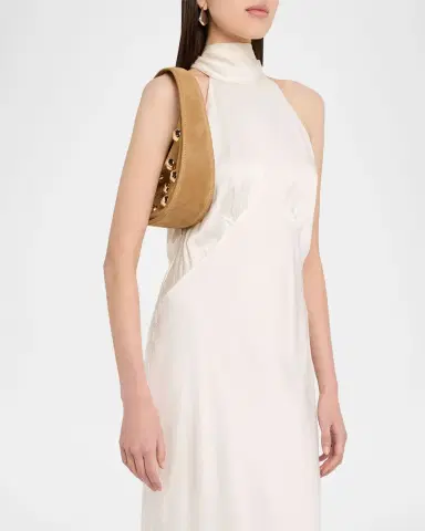 SIMKHAI Finn Studded Suede Shoulder Bag | Thumbnail 6 SIMKHAI Finn Studded Suede Shoulder Bag | Thumbnail 6