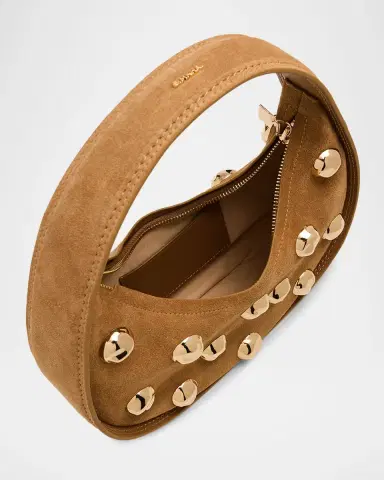 SIMKHAI Finn Studded Suede Shoulder Bag | Thumbnail 8 SIMKHAI Finn Studded Suede Shoulder Bag | Thumbnail 8