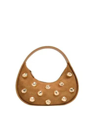 SIMKHAI Finn Studded Suede Shoulder Bag | Thumbnail 1 SIMKHAI Finn Studded Suede Shoulder Bag | Thumbnail 1