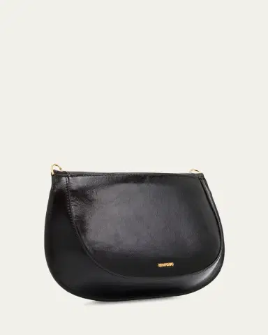 Simkhai Logan Metal-Trim Shiny Leather Crossbody Bag | Thumbnail 3 Simkhai Logan Metal-Trim Shiny Leather Crossbody Bag | Thumbnail 3